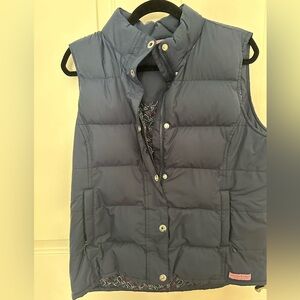 Vineyard Vines Women's Navy Puffer Vest